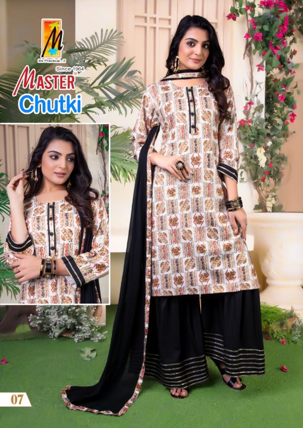 Master Chutki Fancy Wear Rayon Ready Made Collection